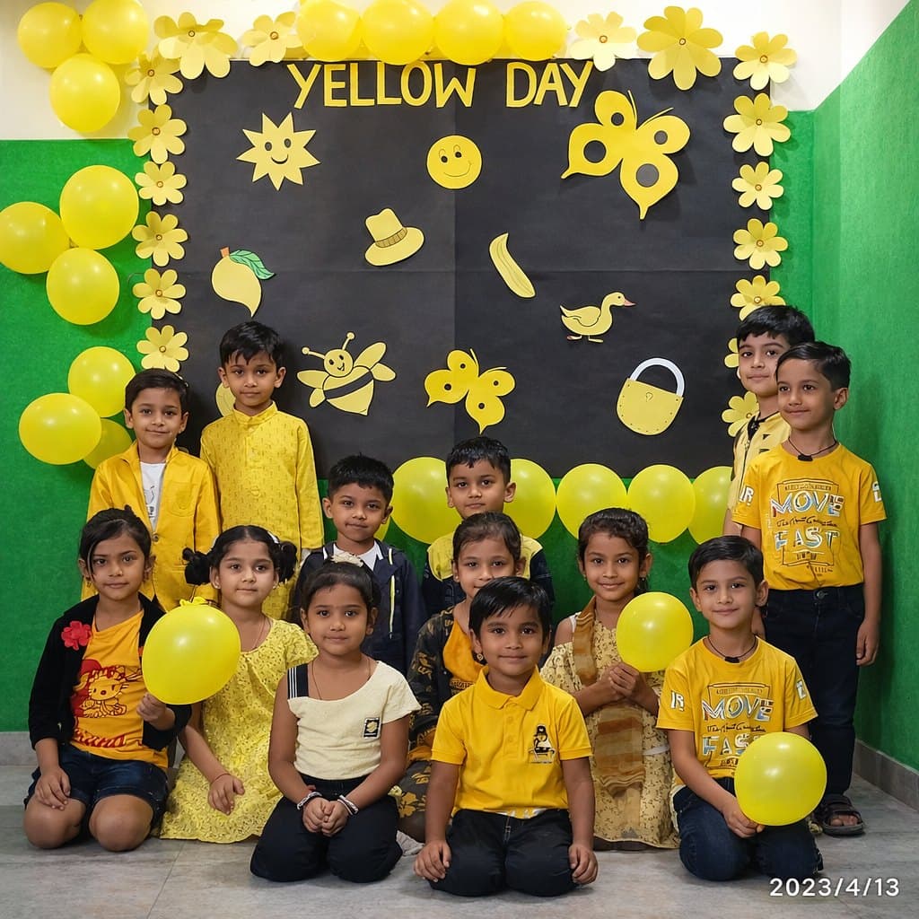 Yellow Day — a colour-themed celebration with young learners